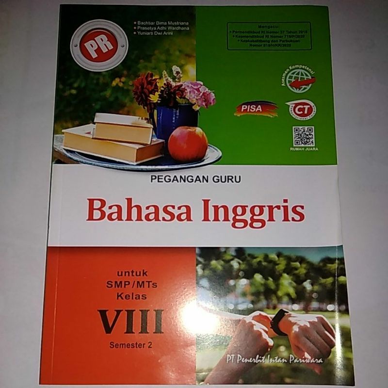 

Buku PR PG Bahasa Inggris kelas 8B