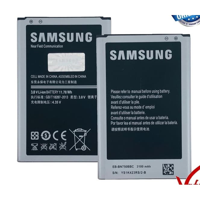 Battery Batre Baterai Samsung Galaxy Note 3 NEO Duos Mini Lite N7500 N7502 N7505 EB-BN750BBC