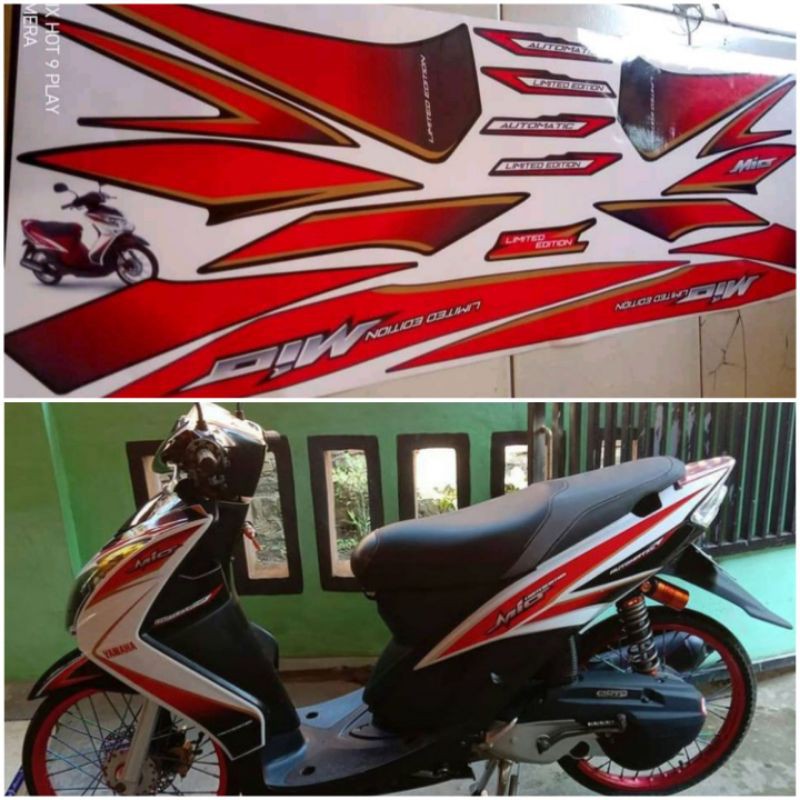 Sticker Striping Mio Soul Mx Limitid Edition / stiker mio soul mx Thailand limitid edition
