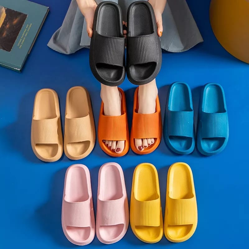 Sandal Karet Selop Anti Air Eva Sandal Slip On Indoor / Outdoor Sendal Rumah/Kamar Mandi MALL SHOPPING