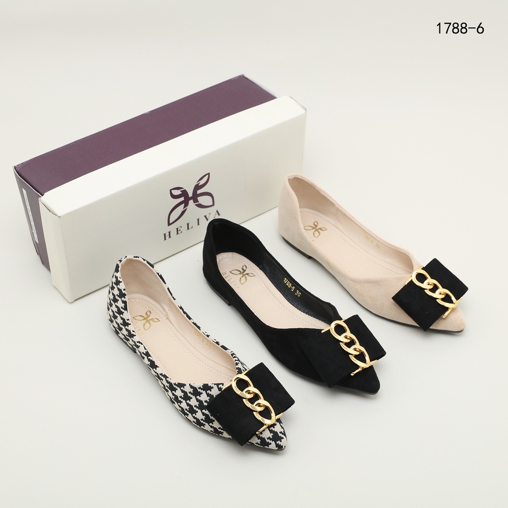 HELIVA Harper Flat Shoes Sol 1cm Wanita 1788-6