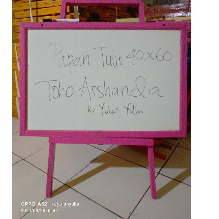 

37 ¡ papan tulis 40x60 white board +standing free spidol dan penghapus+tali pq➳ [Terlaris]