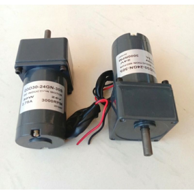 Dc Motor Gearbox 24V 150Rpm Daya 30W Dc Induction Motor