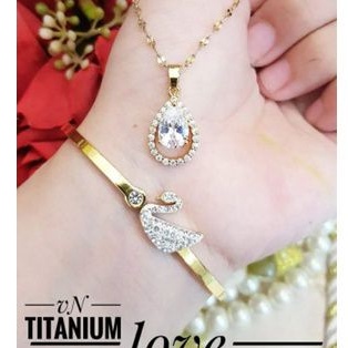 Titanium kalung gelang t4911