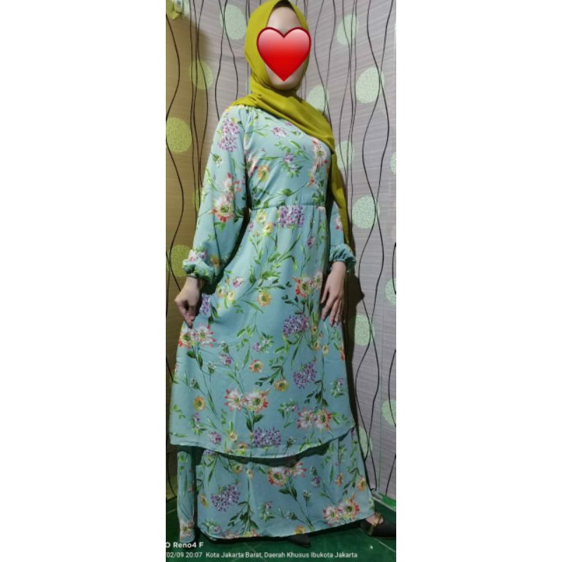 Gamis Ceruty Babydoll Full Puring