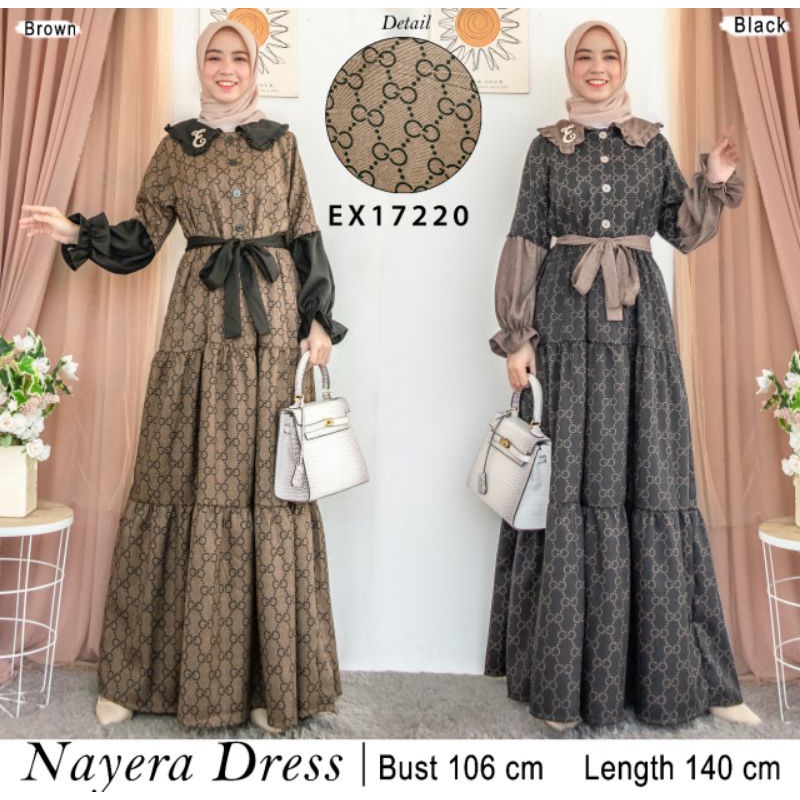 Nayera Dress Original By EXTU Dress Viral Kekinian