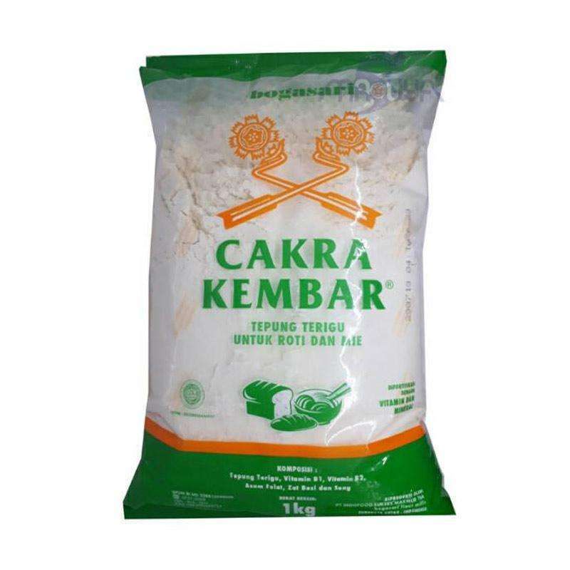 Grosir 1 kg Cakra Kembar Tepung Terigu Protein Tinggi