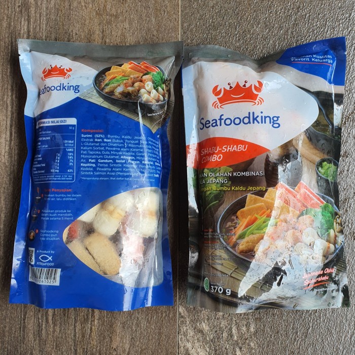 

SEAFOODKING SHABU-SHABU COMBO ALA JEPANG + BUMBU KALDU JEPANG 370g