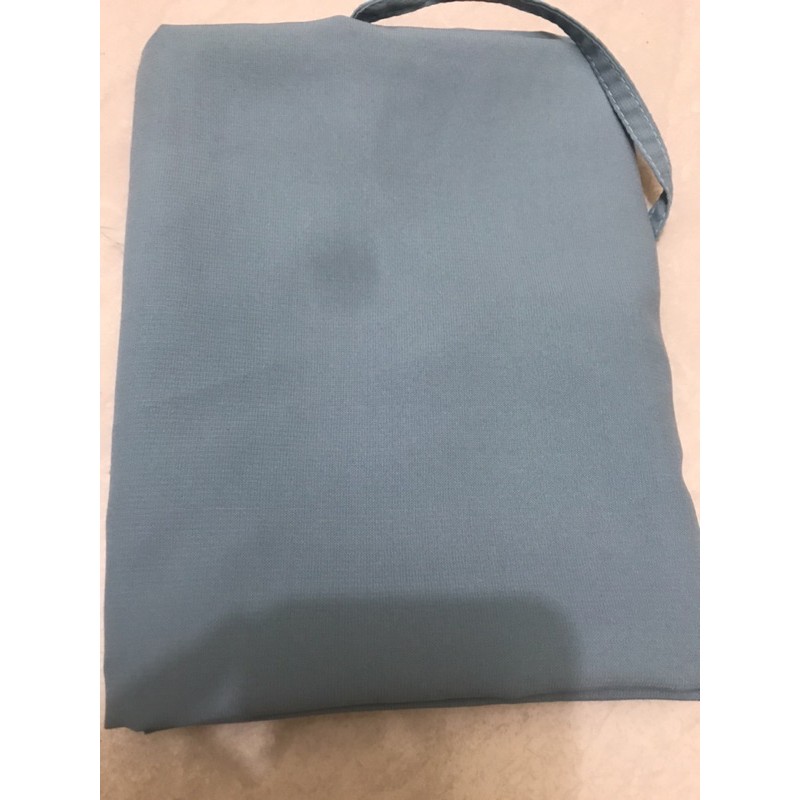 KERUDUNG BERGO MARYAM XL WOLFIS HIJAB INSTAN-Biru Turkis