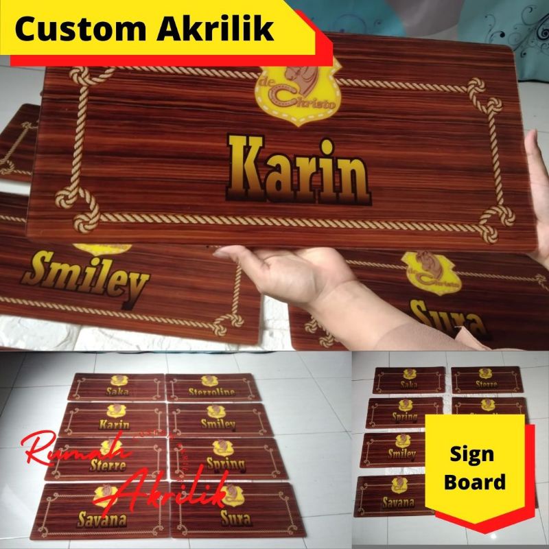 

Papan Nama / Sign Board / Papan Penunjuk / Papan Pengumuman