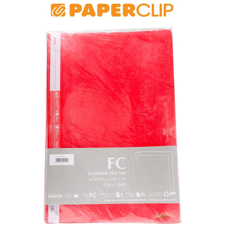 

BUSINES FILE DAICHI DCASE01FC101006 FOLIO ISI 6 RED
