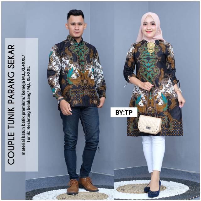 Couple tunik parang sekar