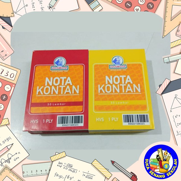 

Lucu Nota Kontan Hvs 1 Ply 50 Lembar (10Pcs) - Locomotif B0014 Promo