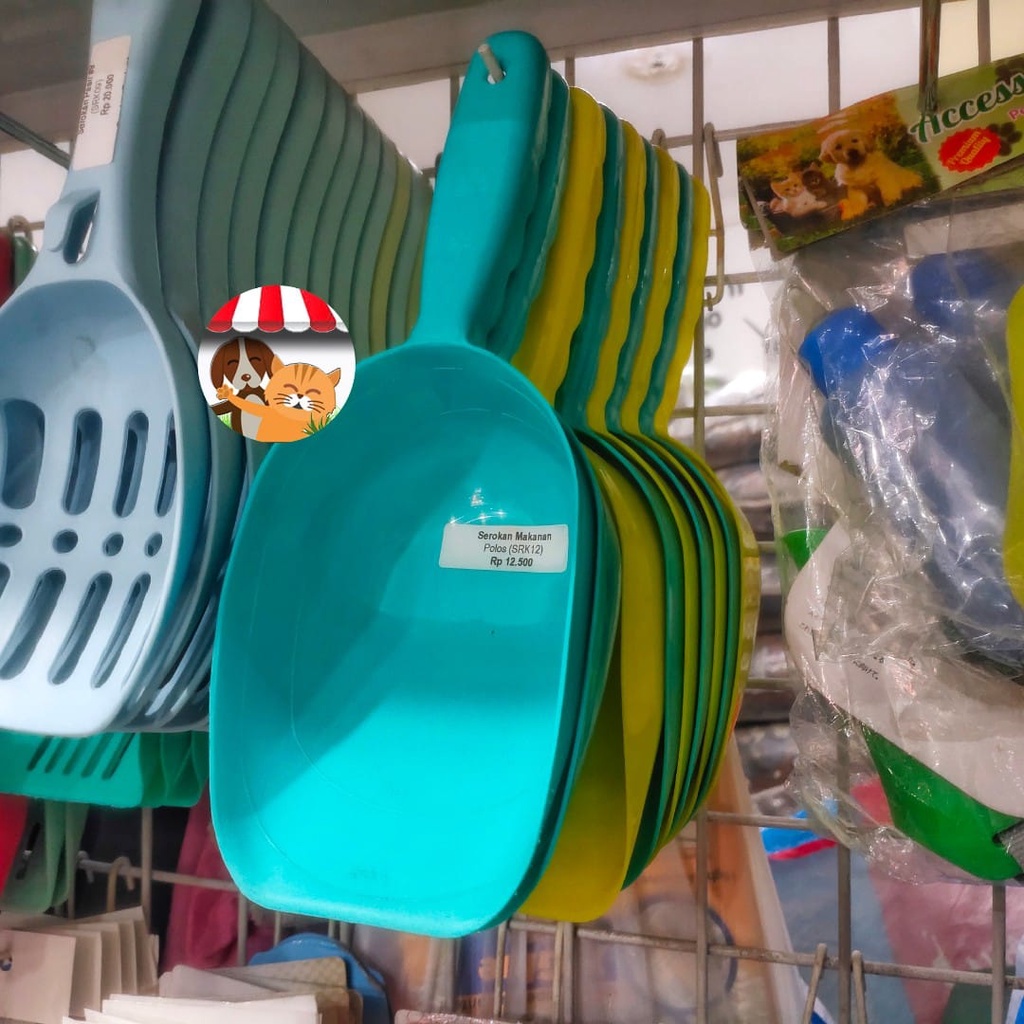 Pet Food Shovel - Scoop Serokan Kucing Sekop Makanan Sekop Pasir Tanah