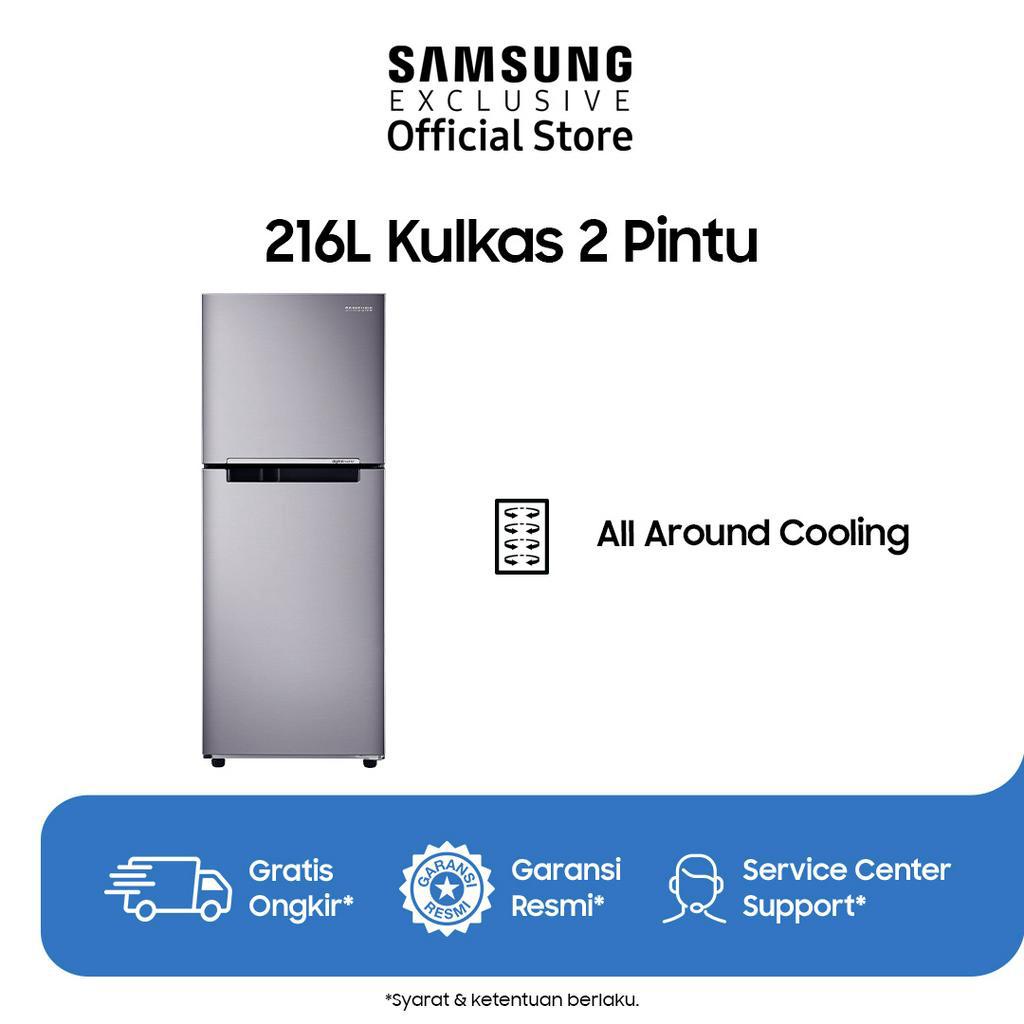 Samsung Kulkas 2 Pintu 216L | Hemat Energi | Filter Penghilang Bau | RT20FARWDSA/SE