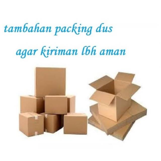 Packing tambahan.Biar lebih aman Dus+bubble Wrap