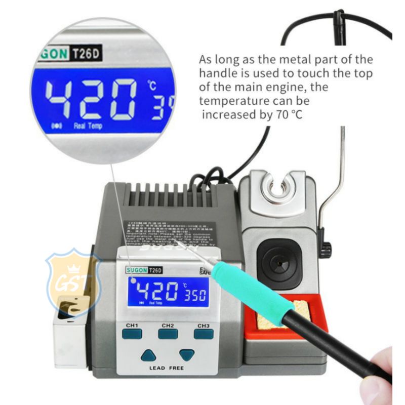 Solder Listrik Solder Station Sugon T26D Original