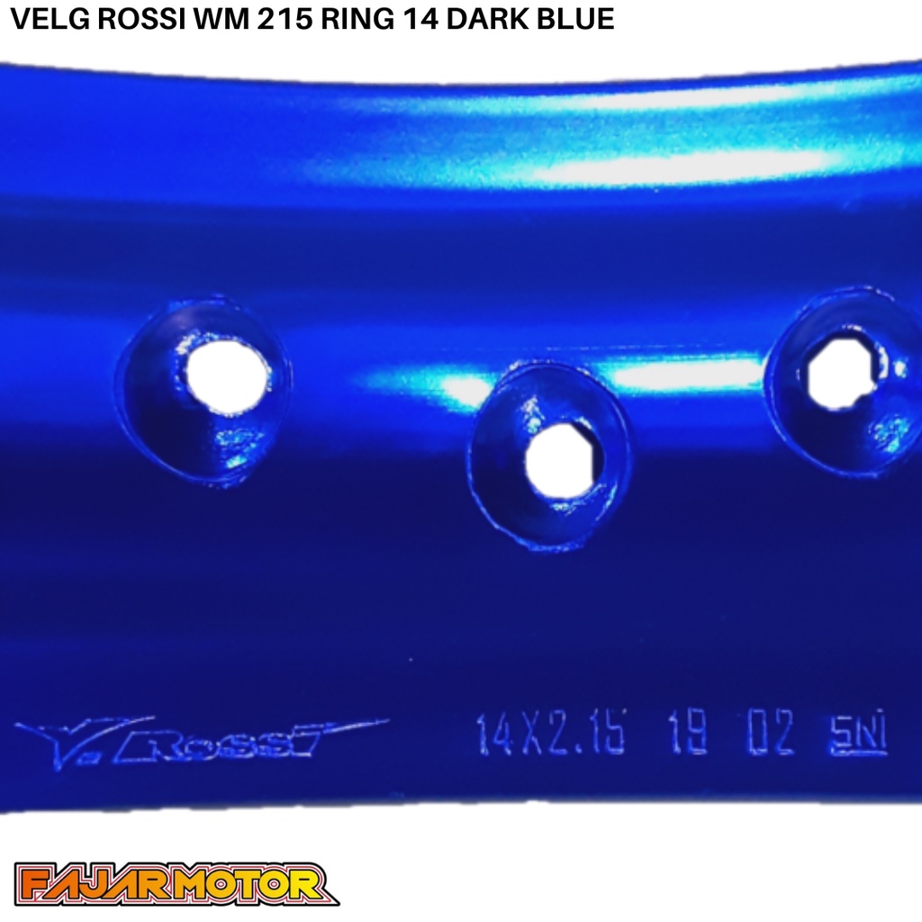 VELG ROSSI WM SHAPE KOTAK 215 250 RING 14 ALUMINIUM