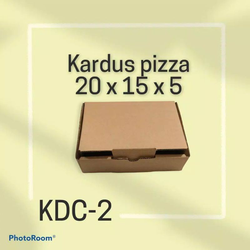 

KARDUS/BOX PIZZA UK 20X15X5 CM POLOS BARU