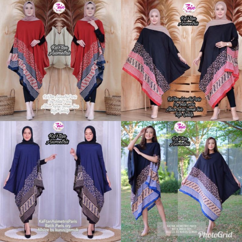 KAFTAN BATIK ASIMETRIS SRIKANDI KALESHA ZEIN
