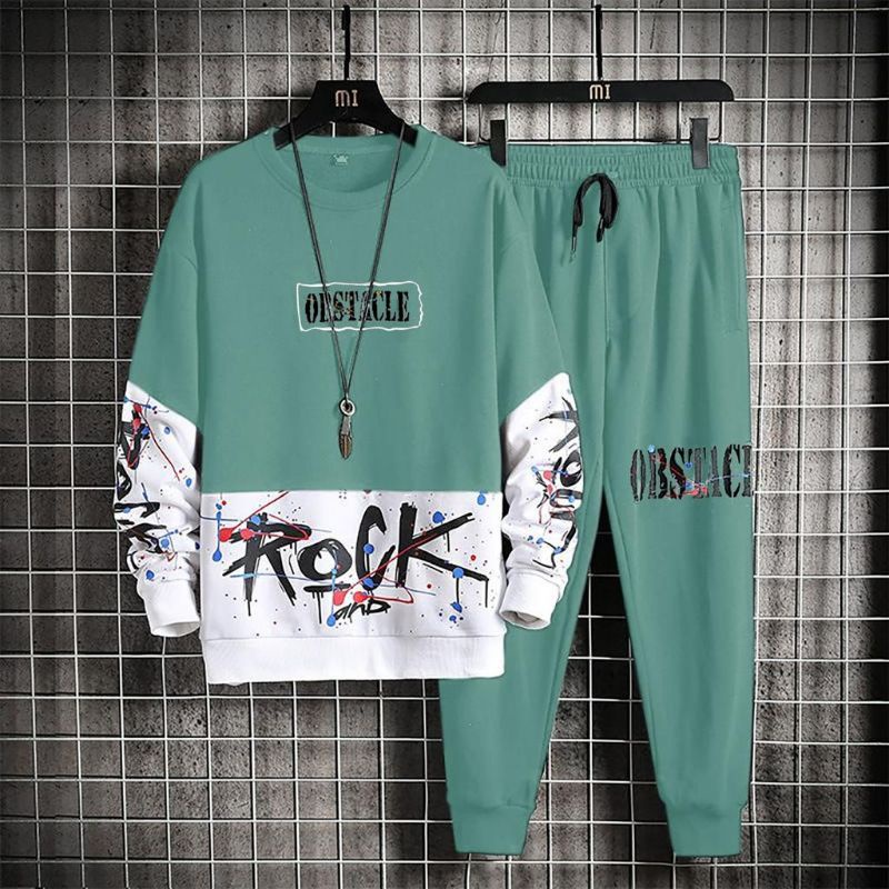 STELAN ( OBSTACLE ) STELAN DEWASA 1 SET KAOS SWEATSHIRT + CELANA PANJANG JOGGER MODEL TERBARU