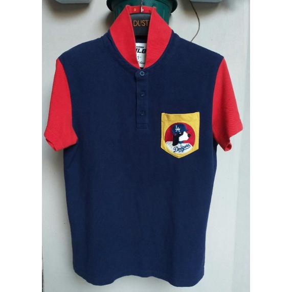 MLB LA Polo shirt Kaos Dodgers Second Bekas