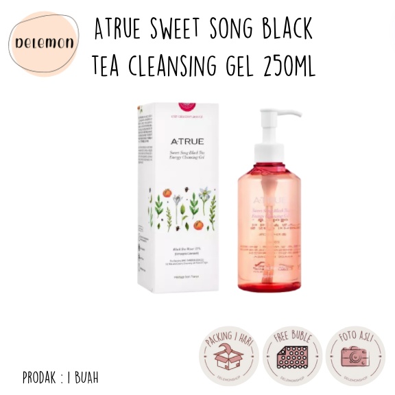 Atrue sweet song black tea cleansing gel 250ml