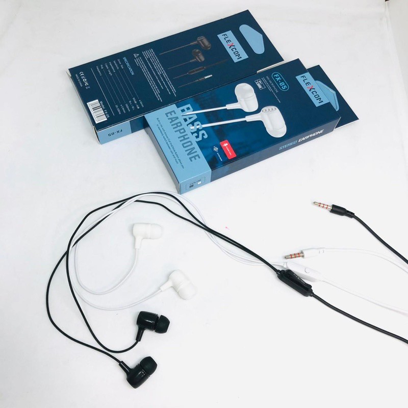 PROMO HANDSFREE/ EARPHONE FLEXCOM FX05 ORIGINAL