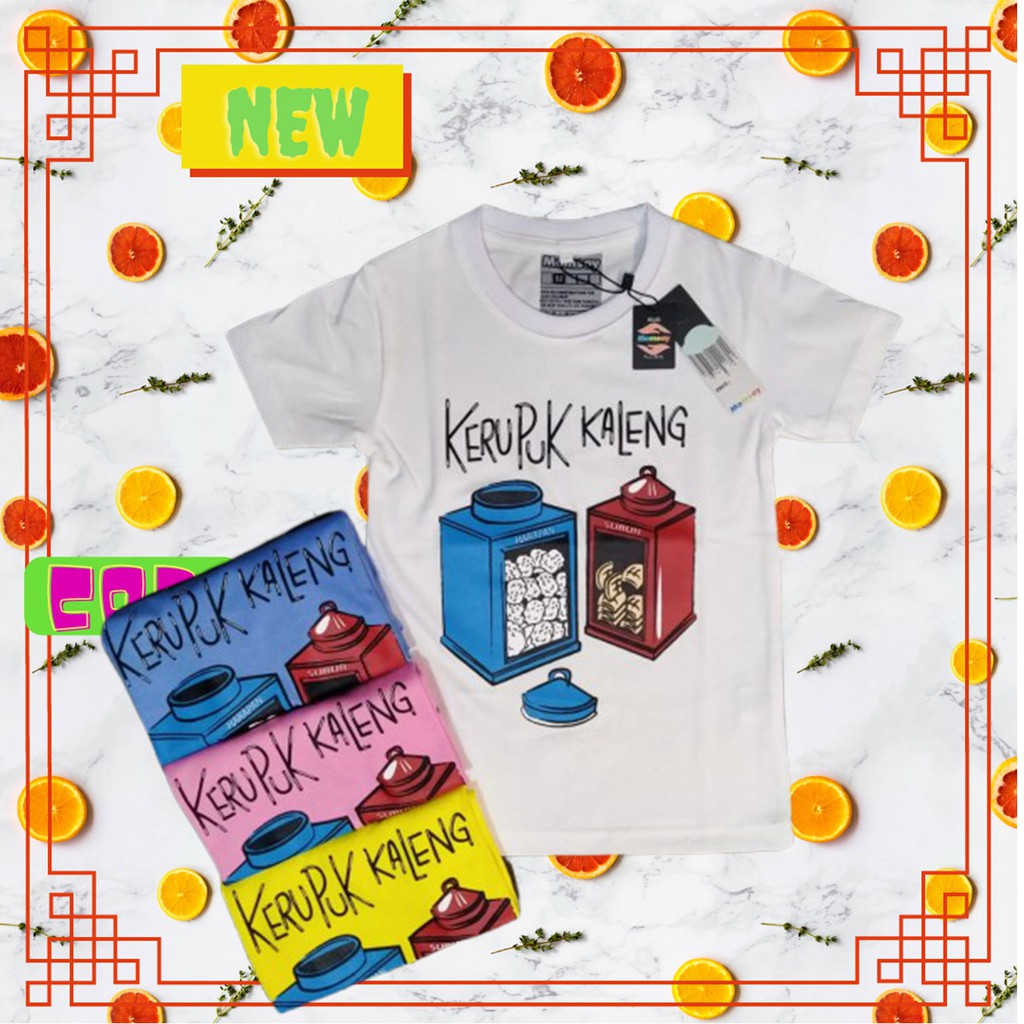 baju kaos anak laki laki perempuan cowok cewek bahan katun premium murah old skull kaleng kerupuk A9