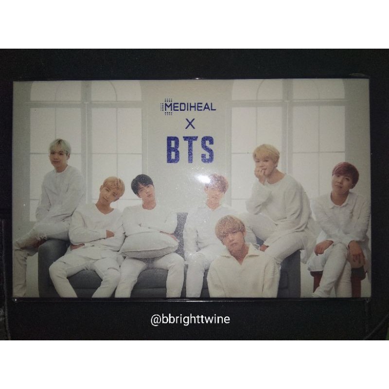 postcard mediheal x bts set