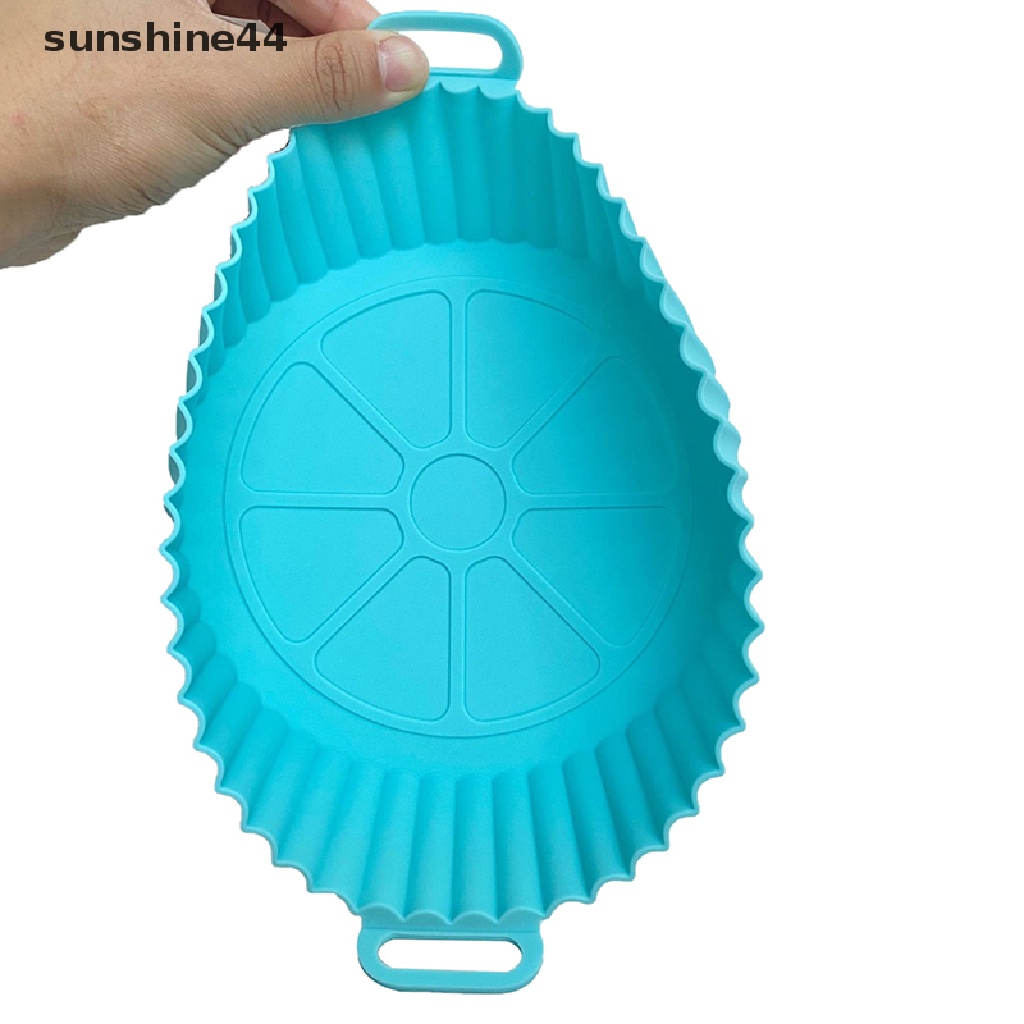 Sunshine Nampan Silikon Anti Lengket 16.5cm Untuk Air Fryer / Oven