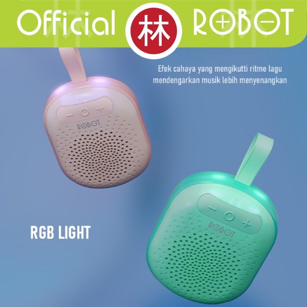 Robot RB20 TWS Bluetooth Speaker 5.1 Mini Portable With RGB Colorful