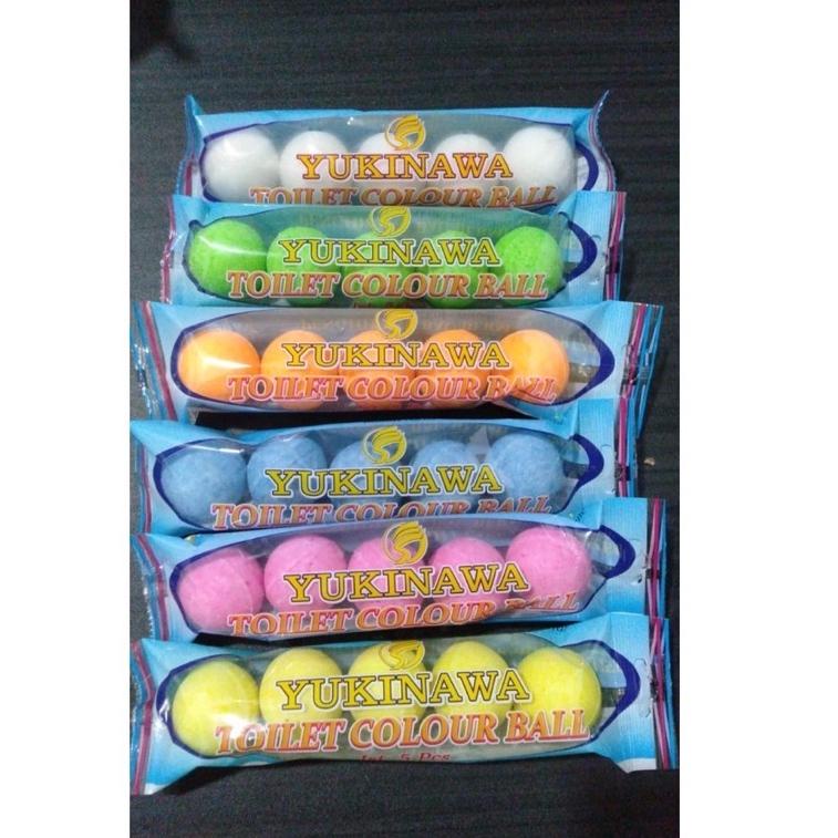 M1K3 (SP) Kapur Barus / Kamper Toilet / Kamar mandi Isi 5 pcs 1pack Ball Besar Anti serangga Model B