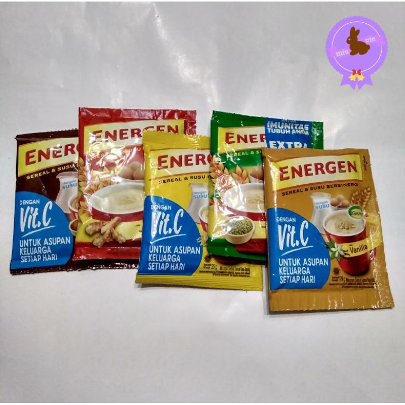 

Energen Sereal & Susu 1 Renteng ( 10 Sachet )