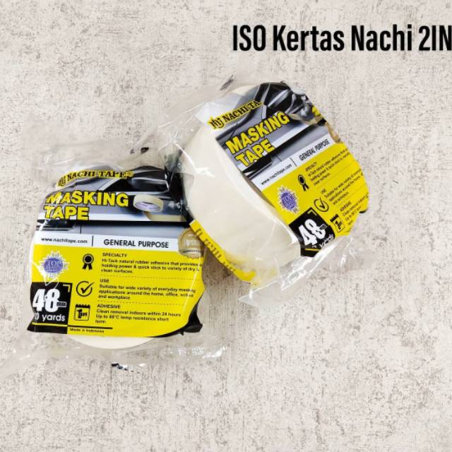 

Isolasi / Selotip Masking Kertas Nachi 48Mm 2In