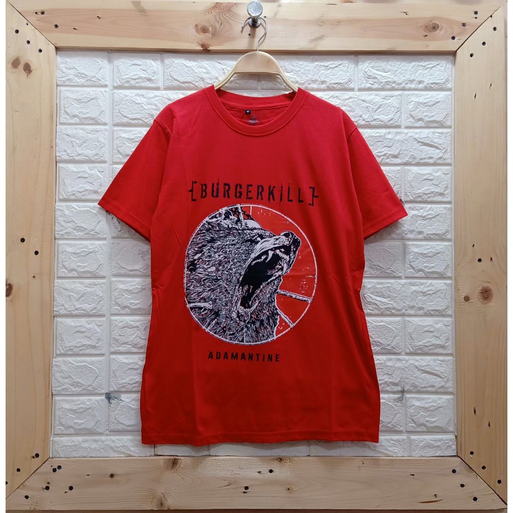 Kaos Burgerkill Merah Damatin Kaos Metal BURGERKILL
