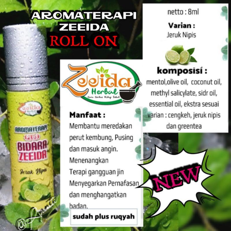 MINYAK AROMATHERAPY BIDARA ZEEIDA MINYAK ANGIN HANGAT