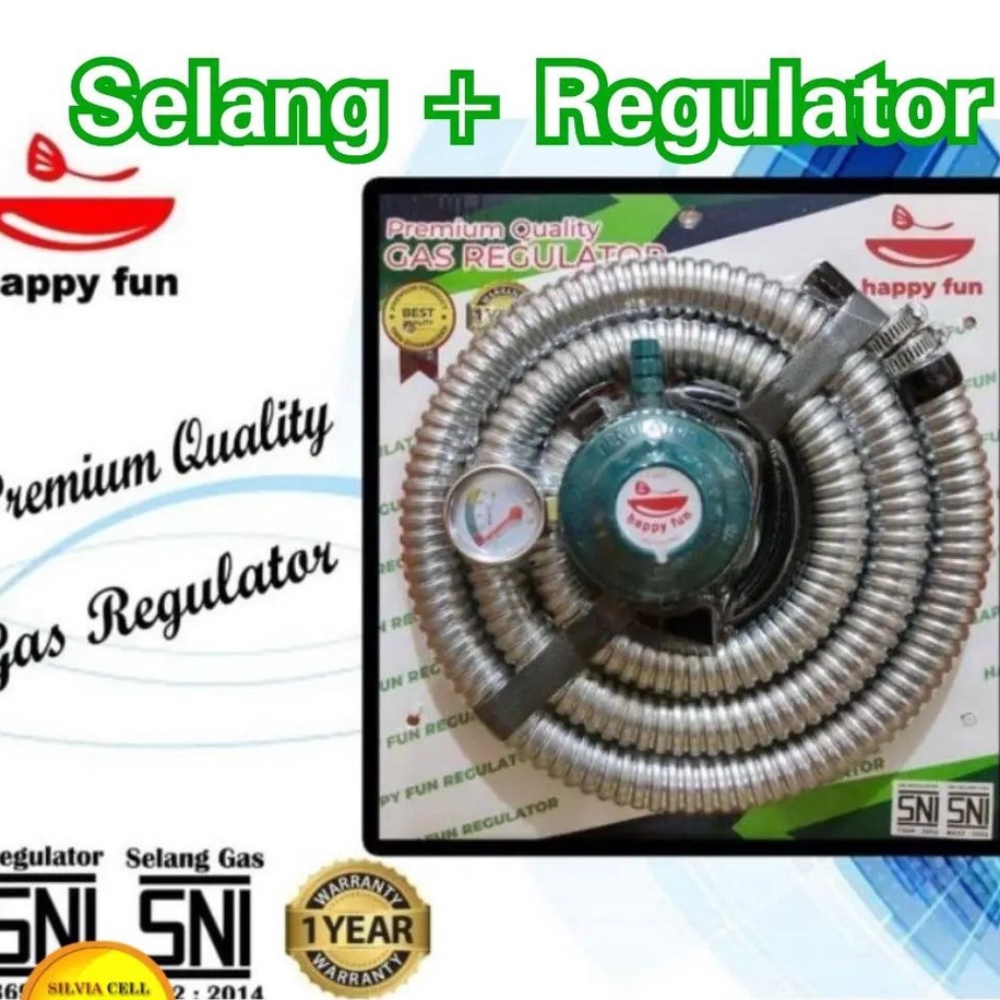 SELANG REGULATOR KOMPOR GAS HAPPY FUN - SELANG GAS SNI