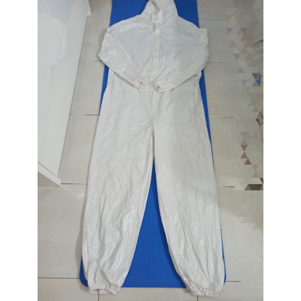 Hazmat Alat Pelindung Diri Cover All Suit bahan PVC