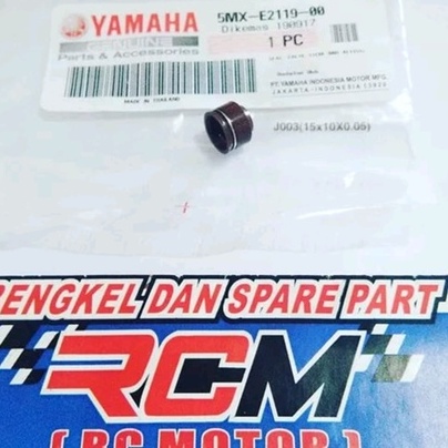 5MX-E2119-00 SEAL SEL SIL KLEP VALVE MIO SOUL SPORTY FINO NOUVO ORI ORIGINAL YAMAHA YGP ASLI