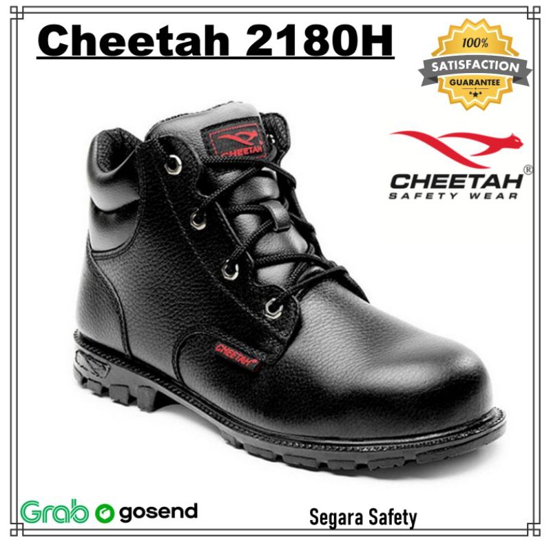 Sepatu Safety Cheetah 2180 H - Safety Shoes Cheetah 2180 Hitam