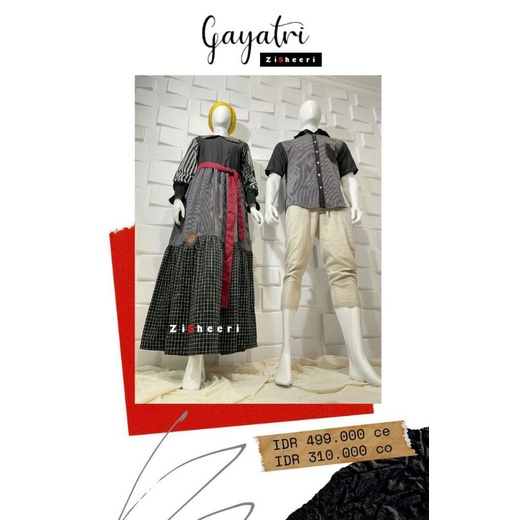Gamis Set Couple Zisheeri Gayatri