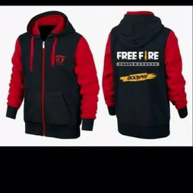 Jaket Sweater Hoodie FF Free Fire Anak Dewasa Terbagus Terlaris