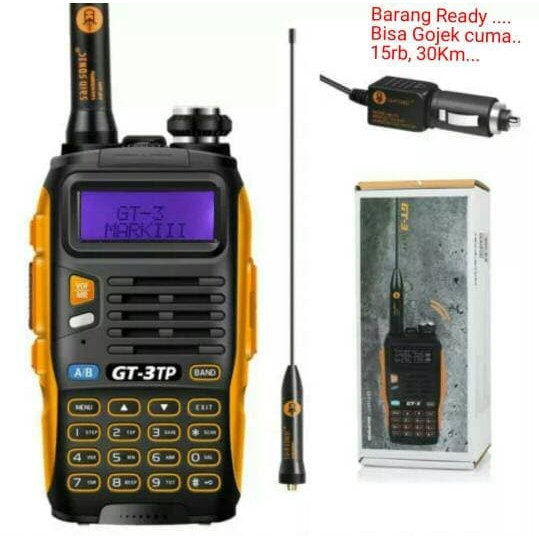 Terlaris HT Baofeng GT-3TP MarkIII 8W / Walkie Talkie GT3TP