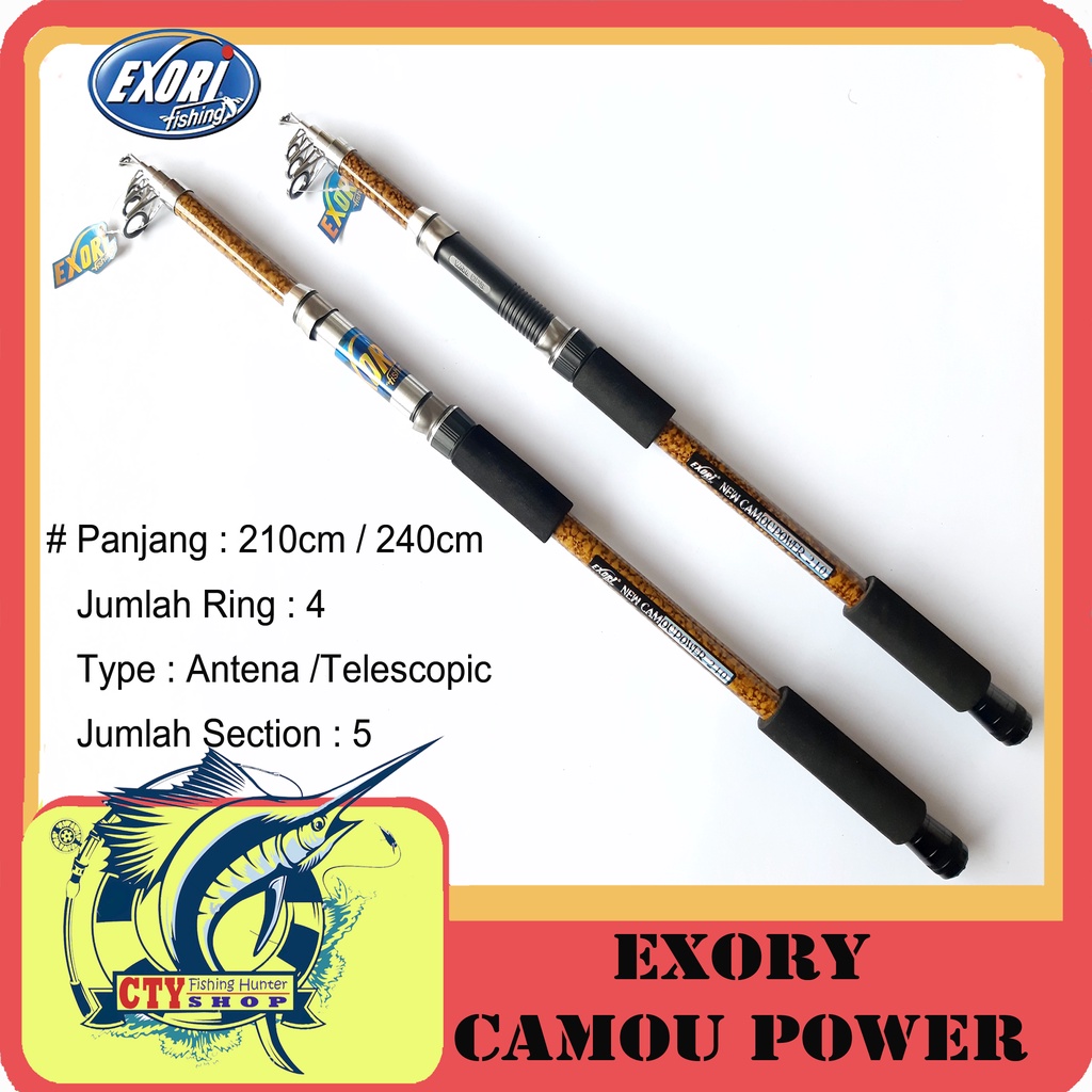 JORAN PANCING TELESCOPIC EXORI NEW CAMOU POWER (210cm - 360cm)