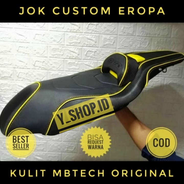 Cover Sarung Jok Motor Aerox 125 155 Cstom Eropa Press Waterproof Terbru Aksesoris Motor Pnp