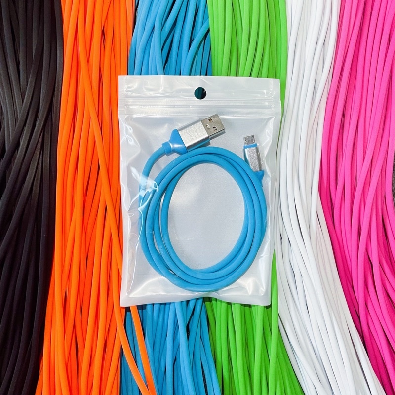 【CB015】KABEL MACARON USB MICRO TIPEC KABEL WARNA KABEL DATA SUPPORT FASTCHARGING VOOC KABEL MURAH