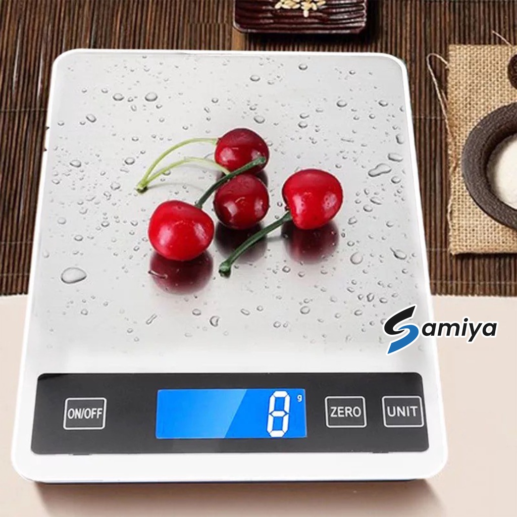 timbangan dapur digital USB 15kg / kitchen scale / timbangan kopi digital / flat 15 kg