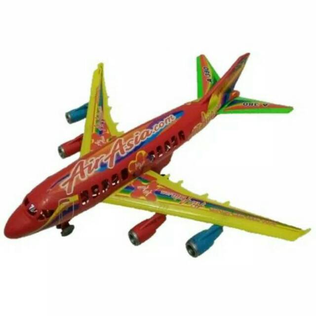 Mainan pesawat air asia