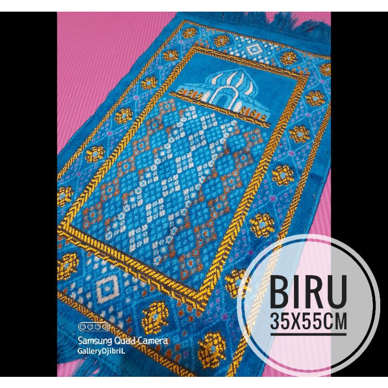 Sajadah bludru kecil 35x55/ Sajadah mini/ Sajadah anak-V-5